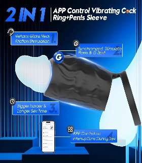 kf-S757f2fba49a9458a9771298589531e99i-Vibrating-Cock-Ring-Penis-Sleeve-Adult-Sex-Toys-for-MenAPP-Control-10-Vibrations-Male-Vibr
