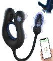 Drahtloser APP Cockring mit Stoßvibrator