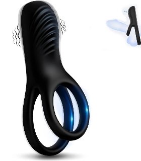 kf-S30e0f6a5117648f78b7cc589bab07c03o-Vibrating-Cock-Ring-with-Clitoral-Stimulator-Silicone-Penis-Ring-Vibrator-Rechargeable-Adu