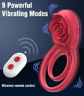 kf-S22690183a38b4db79622c435e4da0270E-Vibrating-Cock-Ring-with-Rose-toy-Clitoral-Stimulator-Pleasure-Penis-Ring-Vibrator-Couples