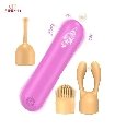 Vibrador Bullet 3 en 1 para Mujeres