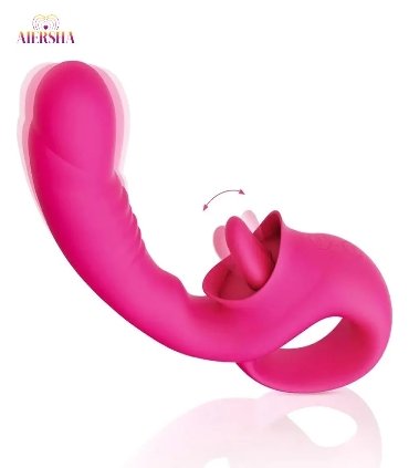 Clitoral-Licking-G-Spot-Vibrator-for-Women-Realistic-Dildo-10-Licking-&-Vibrating-Modes-Penis