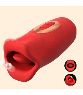 Aiersha Zungenvibrator in Rot – Orale Stimulation neu erleben