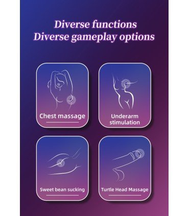 Aiersha Rose Sucking Vibrator - The Multifunction Oral Toy