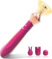 Vibrador de Punto G con Dedo Estimulador 3 en 1