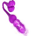 Mouth Telescopic vibrating Egg Dildo