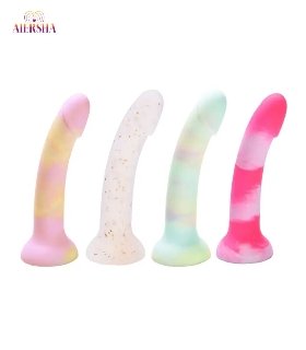 Realistic-Dildo-with-Strong-Suction-Cup-Liquid-Silicone-pink-penis-G-Spot-Masturbator-for-Women