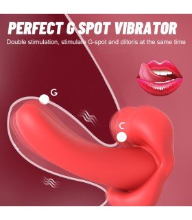 Aiersha Honey Tongue 6 - El Vibrador de Doble Acción para el Punto G