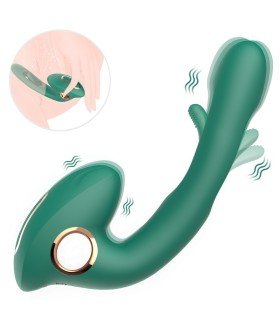 Aiersha Anasta Vibrador de 2ª Generación en Verde - Placer Innovador