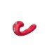 Aiersha Soraka Vibrator - Vibe & Flap Pleasure in red